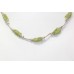 Necklace 925 Sterling Silver Natural Peridot Gem Stone Women Handmade Gift C901